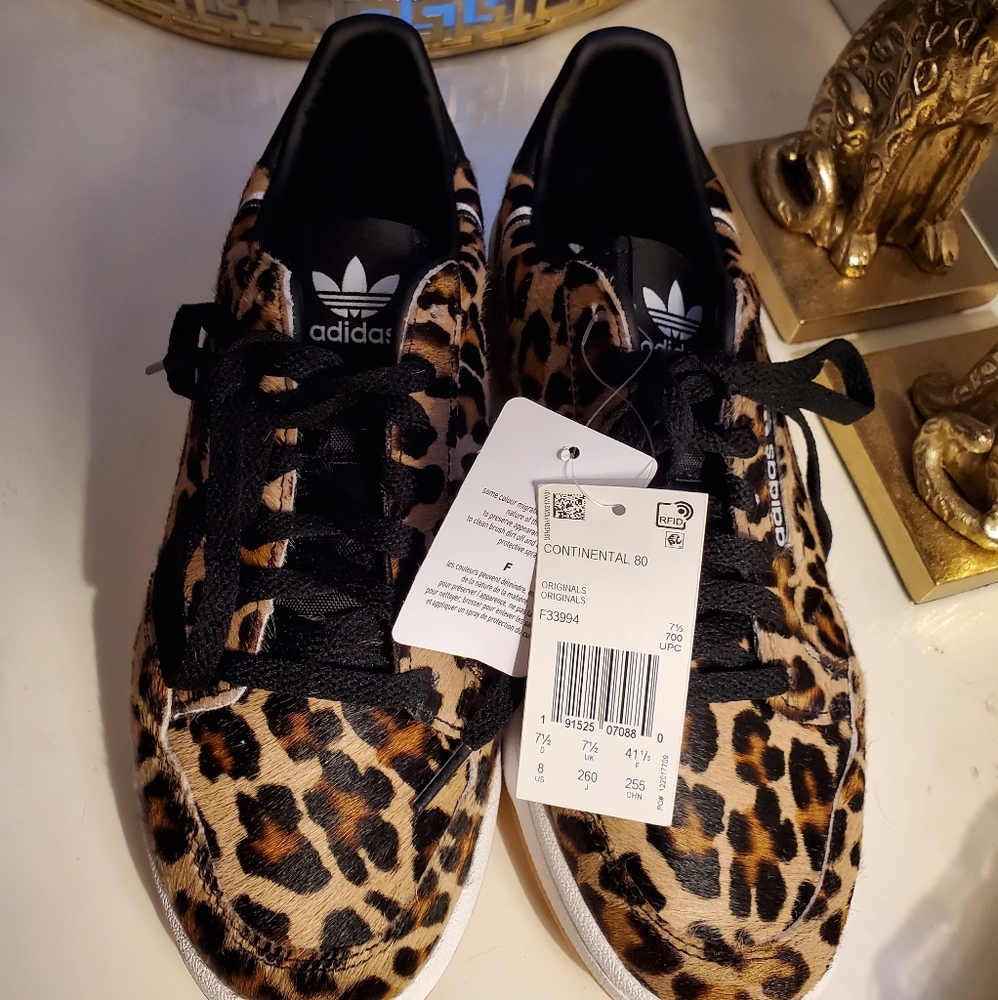 Adidas Continental 80 Leopard pony hair - Picture 2 of 7